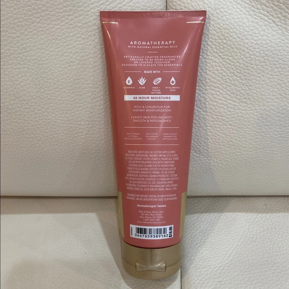 Bath and Body Works Heirloom Rose BodyWash and Cream Bundle Full Size